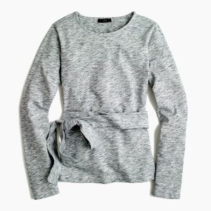 J Crew Belted Crossback Top